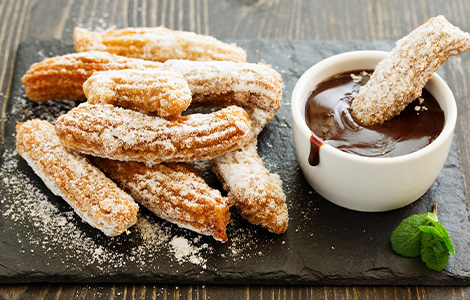 Chocolate Filled Churros